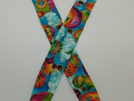 Stars & Hot Air Balloons On Blue Cool Tie Online Hot Sale