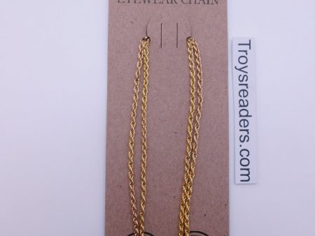 Simple Gold Chain Eyewear Holder Supply