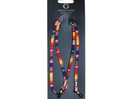 Rainbow Fabric Chain Eyewear Holder Discount