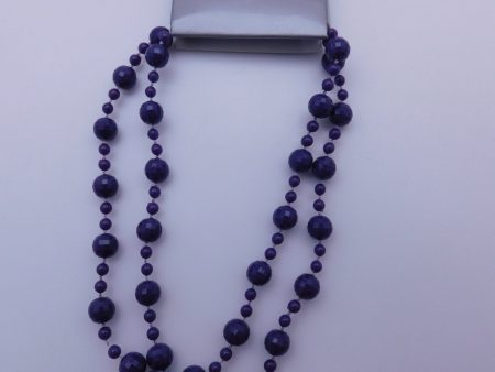 5th & Madison Purple Eyeglass Chain Fashion