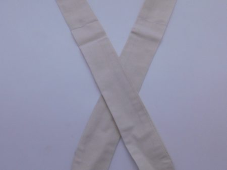 Solid Cream Cool Tie For Sale