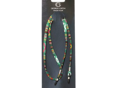 Green Fabric Chain Eyewear Holder For Sale