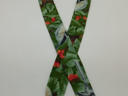 Birds & Red Berries Cool Tie Hot on Sale