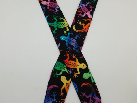 Psychedelic Geckos Cool Tie Hot on Sale