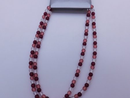 5th & Madison Pink & White Eyeglass Chain Fashion