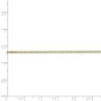 1.1mm, 10k Yellow Gold, Box Chain Anklet, 9 Inch Online Sale