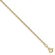 1.1mm, 14k Yellow Gold, Singapore Chain Anklet, 9 Inch Online