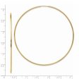 1.2mm x 72mm 14k Yellow Gold Polished Endless Tube Hoop Earrings Discount