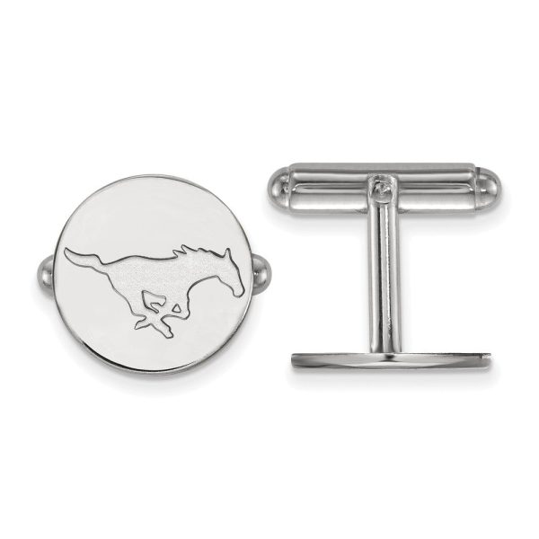 Sterling Silver Southern Methodist University Cuff Link Supply