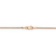 1.2mm, 14k Rose Gold, Diamond Cut Solid Spiga Chain Bracelet, 7 Inch Supply