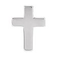 Sterling Silver Petite Hollow Cross Slide Pendant, 9 x 12mm Cheap