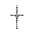 14k White Gold INRI Crucifix Pendant on Sale