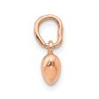 14k Rose Gold Tiny Puffed Heart Charm, 5mm (3 16 inch) Online