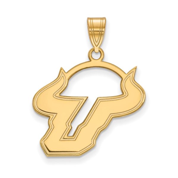 14k Yellow Gold South Florida Large Pendant Discount