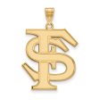 14k Gold Plated Silver Florida State XL Pendant Online