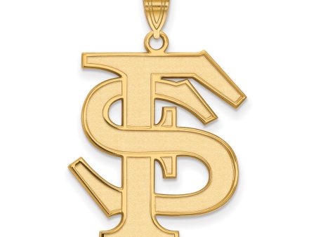 14k Gold Plated Silver Florida State XL Pendant Online