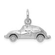 14k White Gold Polished Car Charm Discount