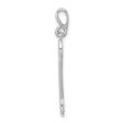 14k White Gold Wrench Pendant Cheap