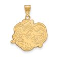 14k Gold Plated Silver North Carolina Large Mascot Pendant Hot on Sale