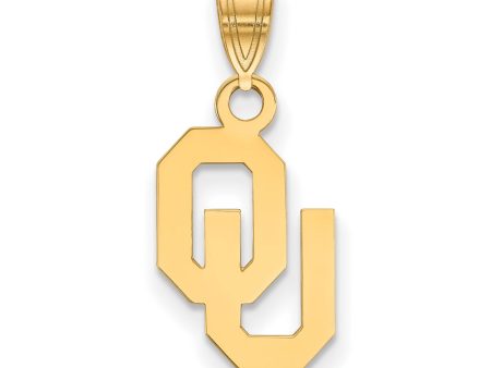 10k Yellow Gold U. of Oklahoma Small Pendant Supply