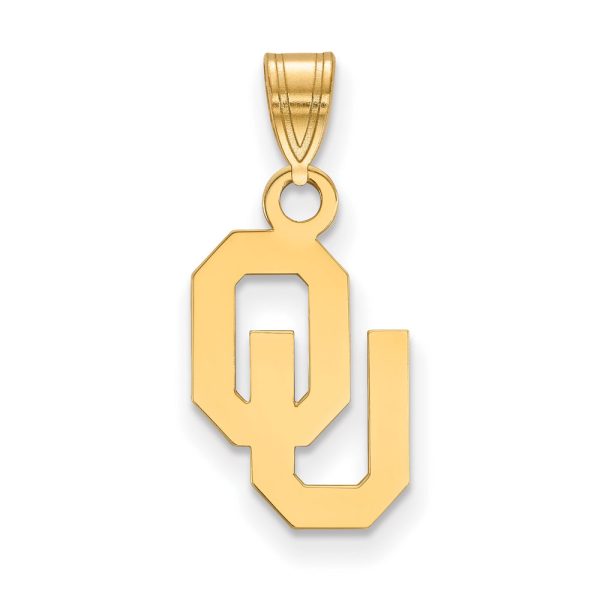 10k Yellow Gold U. of Oklahoma Small Pendant Supply