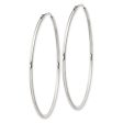 1.3mm, Sterling Silver, Endless Hoop Earrings - 45mm (1 3 4 Inch) Online Sale