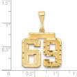 14K Yellow Gold, Varsity Collection, Medium D C Pendant Number 69 on Sale