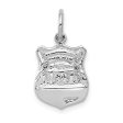 14k White Gold Police Badge Charm Online