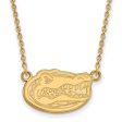 14k Gold Plated Silver U of Florida Small Gator Pendant Necklace Online