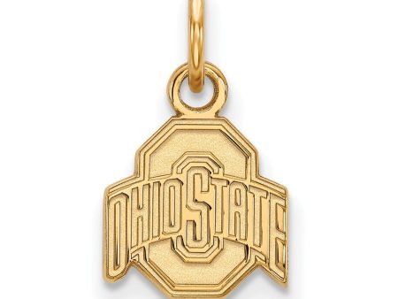 10k Yellow Gold Ohio State XS (Tiny) Logo Charm or Pendant Online Sale