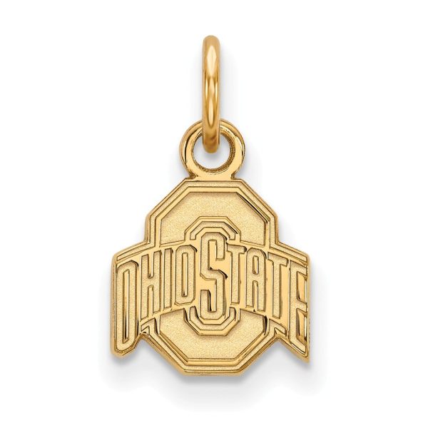 10k Yellow Gold Ohio State XS (Tiny) Logo Charm or Pendant Online Sale