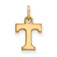 14k Gold Plated Silver U. of Tennessee XS (Tiny) Initial T Charm Sale