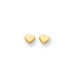 Kids 6mm Polished Heart Screw Back Earrings in 14k Yellow Gold Supply