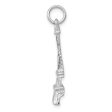 14k White Gold Eiffel Tower Charm Online Hot Sale