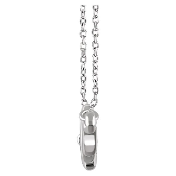 Sterling Silver Heartbeat Bar Necklace, 16-18 Inch Online Sale