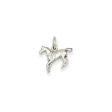 14k White Gold Mini Polished Horse Charm Discount