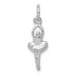 14k White Gold Mini Ballerina Charm Hot on Sale